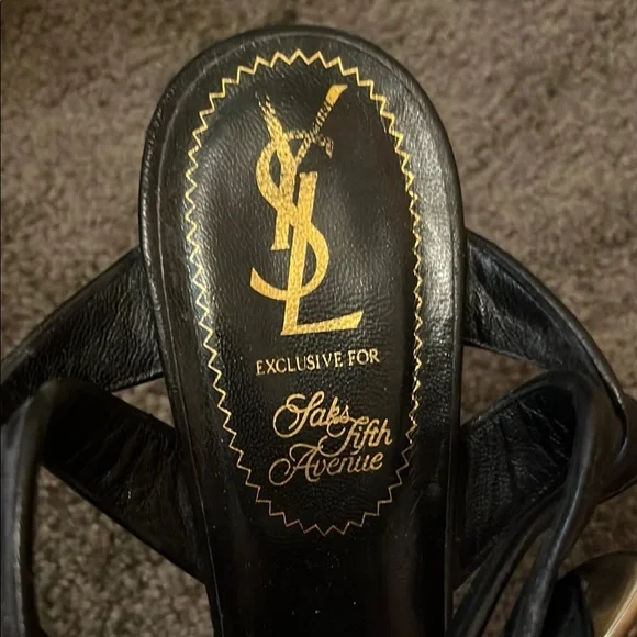 Yves Saint Laurent Black Elegant Heels - Picture 2 of 9